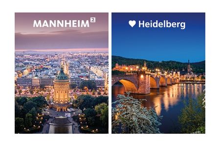Unter dem Motto “Zwei Städte, ein Erlebnis” präsentieren sich Mannheim und Heidelberg erstmals gemeinsam auf der Urlaubsmesse CMT.